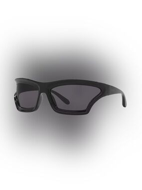 Loewe Black Irregular Frame Sunglasses